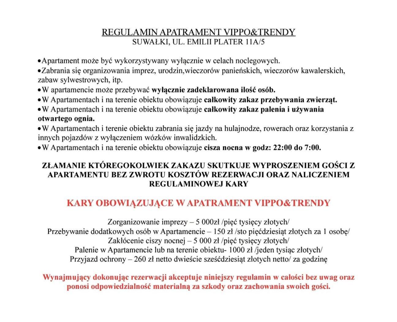Apartament Emili Vipoo Suwałki Buitenkant foto